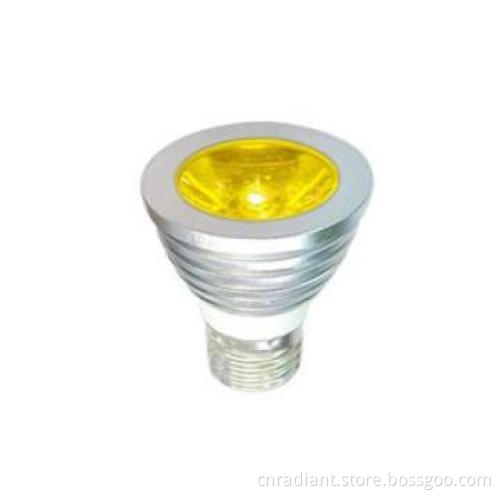 E27 16-color RGB LED mood lights, 4w (AC 85-265V), Infrared control